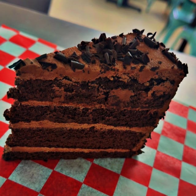Chocolate Fudge Cake.