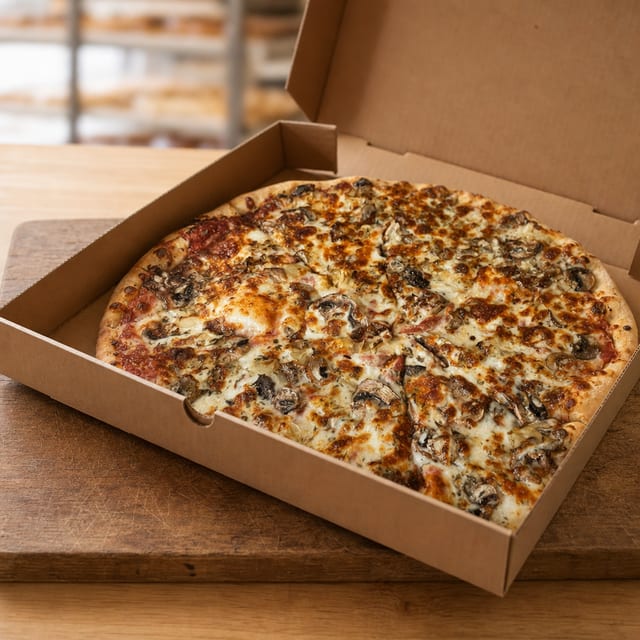 12" Round Cheese Pizza.